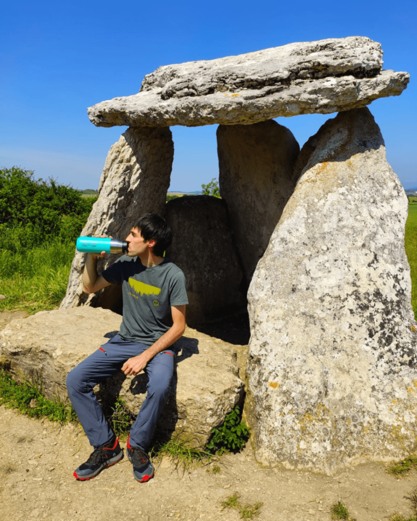 botella de agua reutilizable