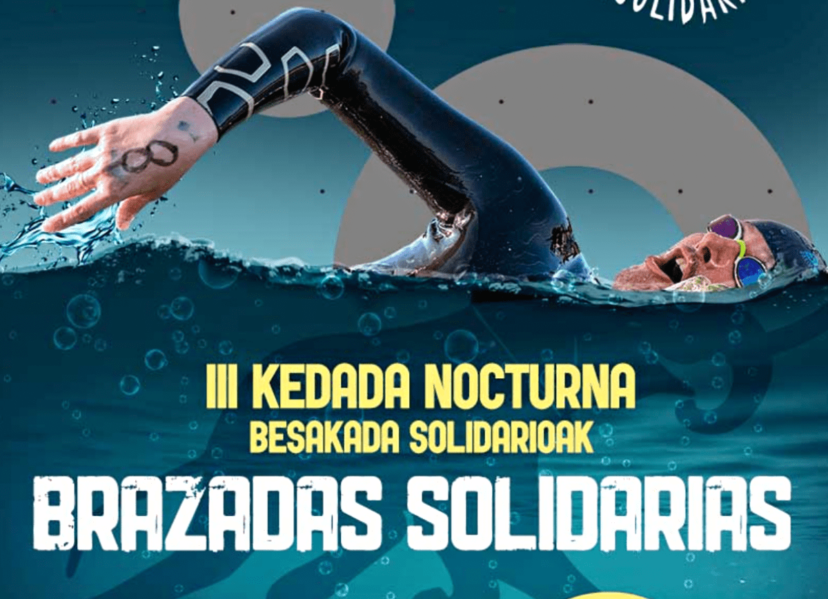 ¡Tercera travesía nocturna a nado en Ullíbarri-Gamboa! Brazadas Solidarias