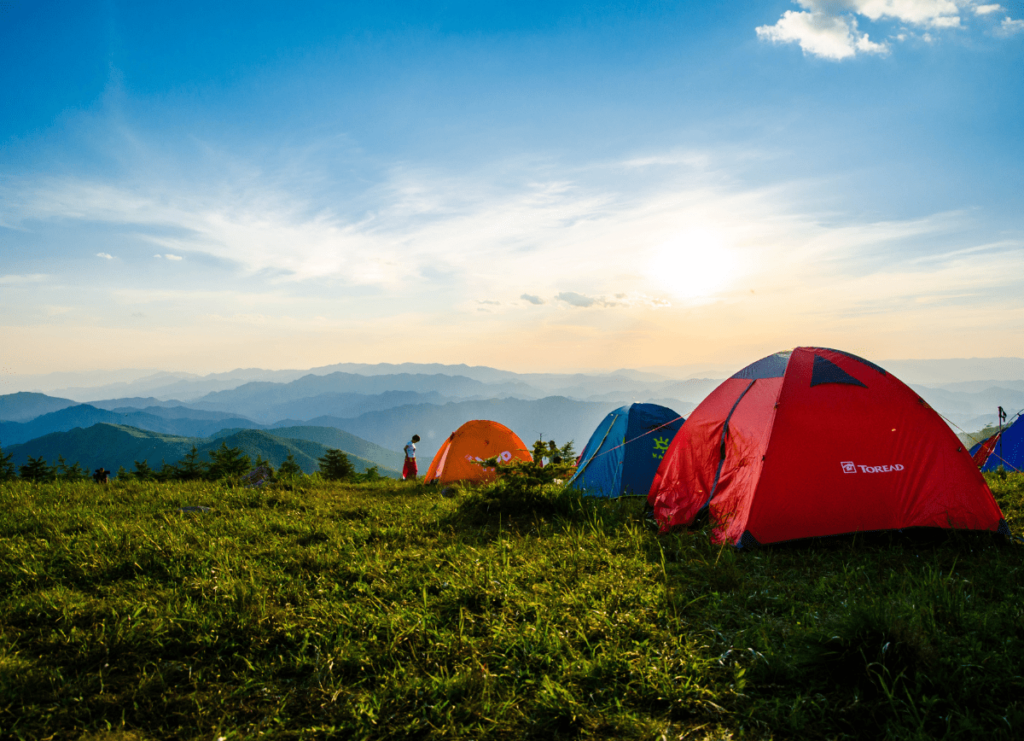 sacos de dormir acampada